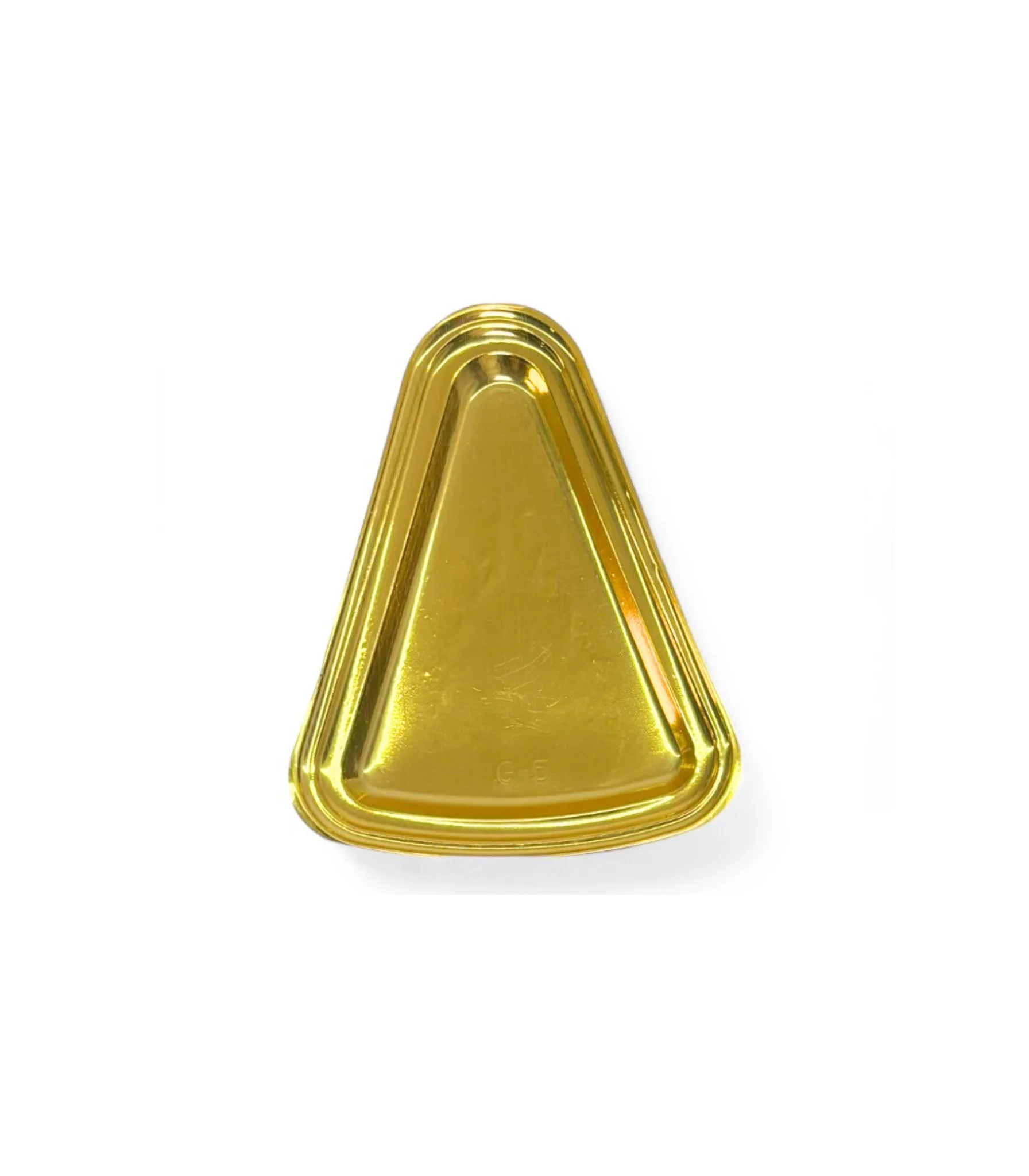 GPG5TR TRIANGLE PASTRY GOLD TRAY BOX PACK 5000 PCS