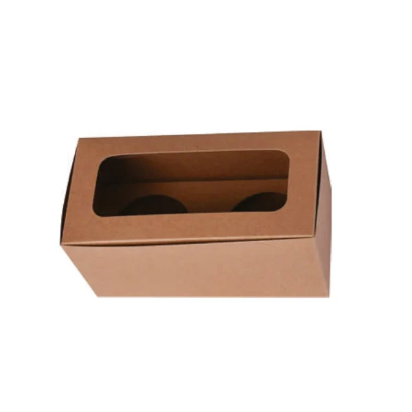 Kraft Browine Cup Cake Box #04