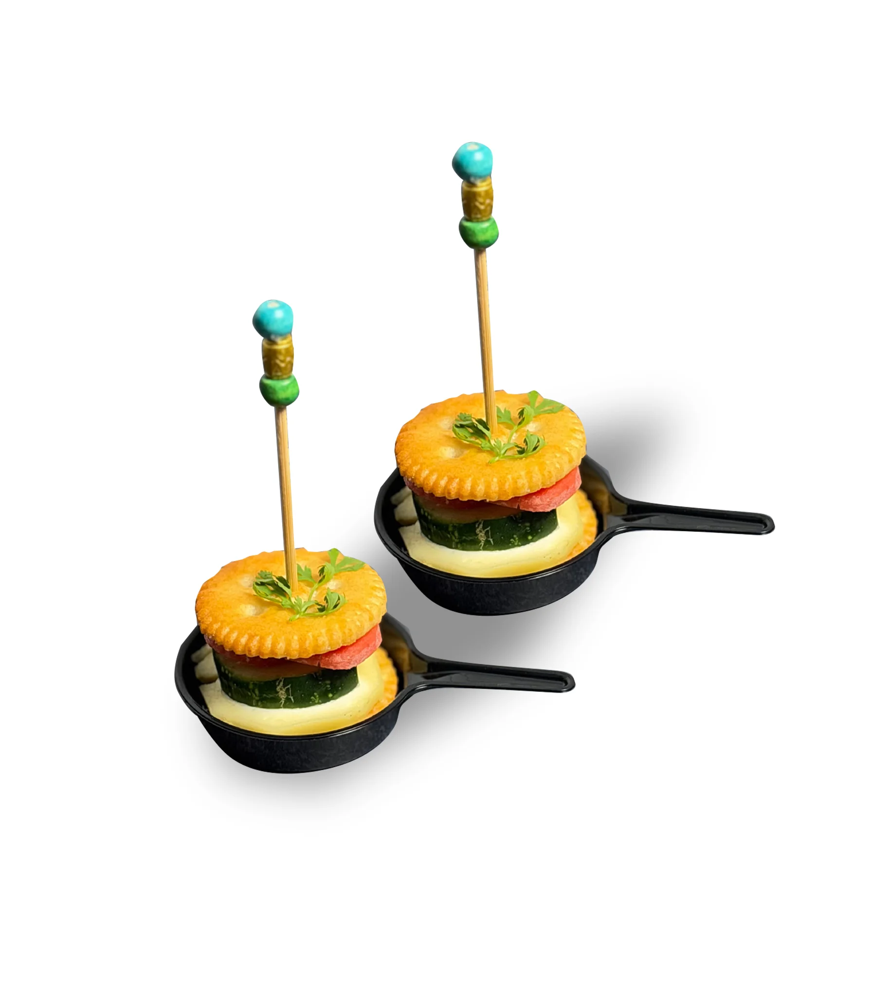 PS 23 PAN PLATE ( BLACK & CLEAR ) BOX PACK 5000PCS