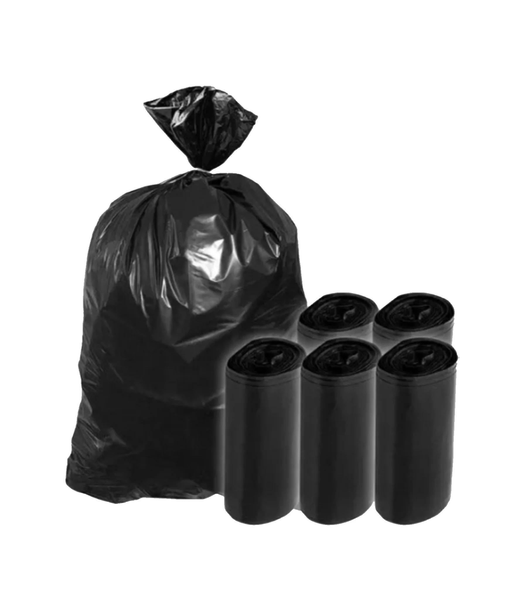 size 32x44 black recycled bag box pack 30 kg